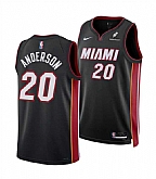 Men's Miami Heat #20 Kyle Anderson Black 2025 Icon Edition Swingman Stitched Jersey Dzhi,baseball caps,new era cap wholesale,wholesale hats